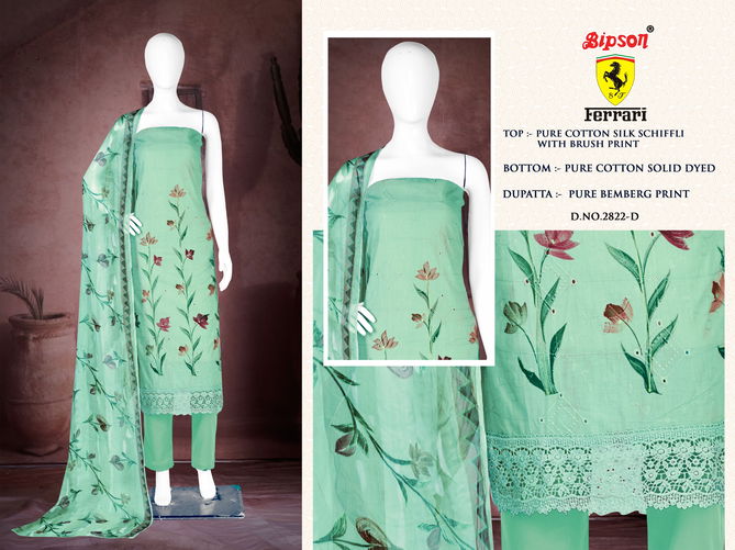 Ferrari 2822 By Bipson Cotton Silk Printed Dress Material Wholesale Shop In Surat
